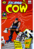 man eating cow